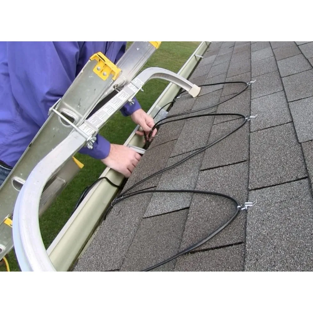 Kit cavi elettrici per tetto RC200, 120 V x 1000 W x 200 piedi, nero