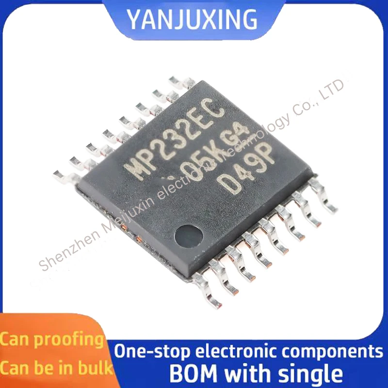 

5 шт./лот MAX3232ECPWR MAX3232 трафаретная печать MP232EC TSSOP16 линейный драйвер IC