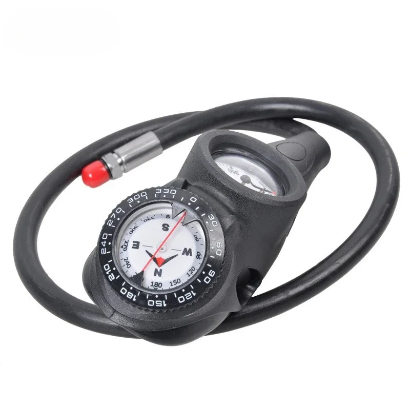 Professional diving equipment triple gauge pressure gauge depth gauge diving instrument CE certified diving barometer bcd