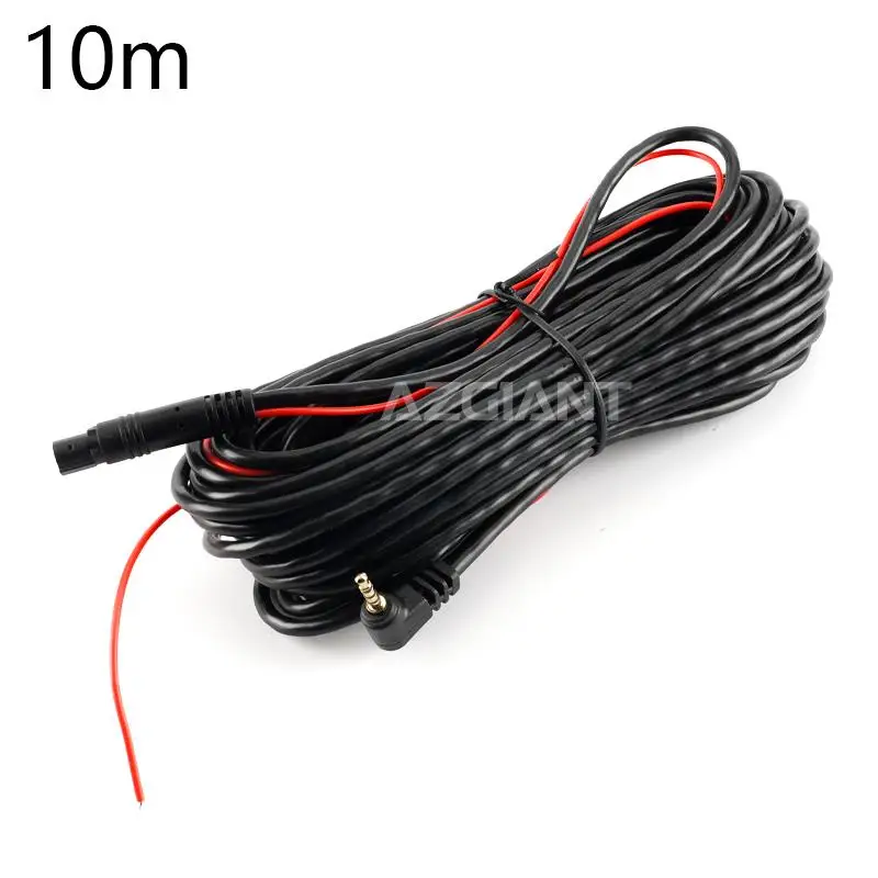 6/10M 5pin 2.5mm jack extension Cable For car RCA Video Rear View Camera male, DVR Camera Cable
