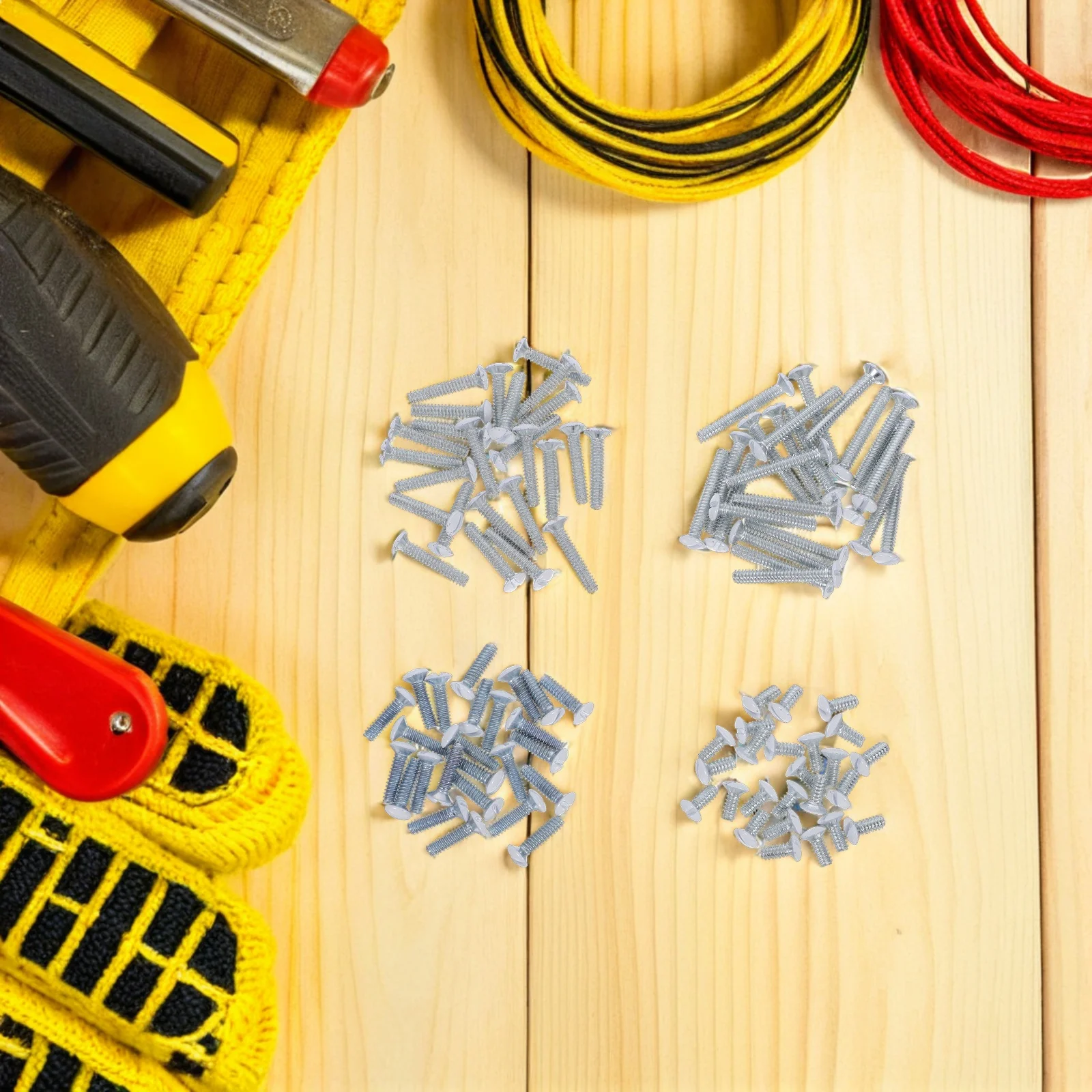 

1Set Wall Plate Screws Flat Head Electrical Outlet Screws 9 14 19 25mm 6-32 Thread for Switch Cover Outlet Panel Mounting