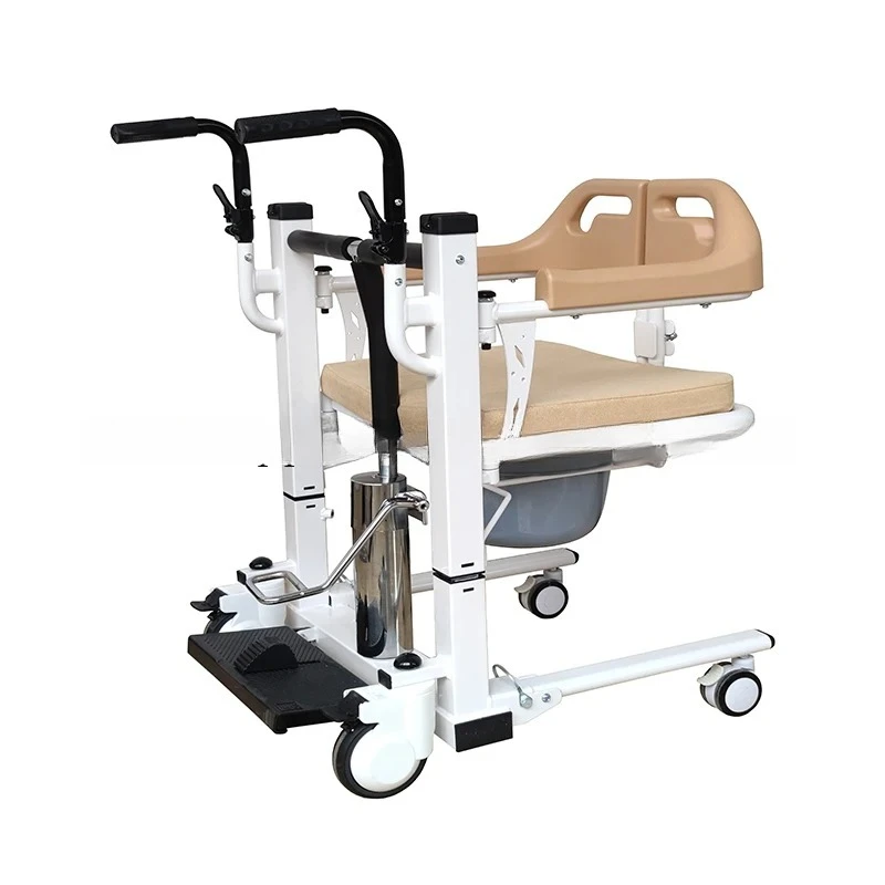 Electric Hydraulic Patient Transfer   Elderly Nursing Lift Commode by WEGO