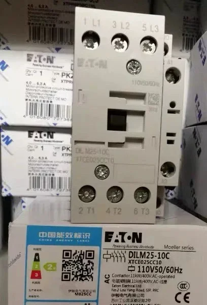 

2025.5 New Genuine Eaton Bell Muller AC Contactor DILM25-10C 110V Real Shot Switch In Stock