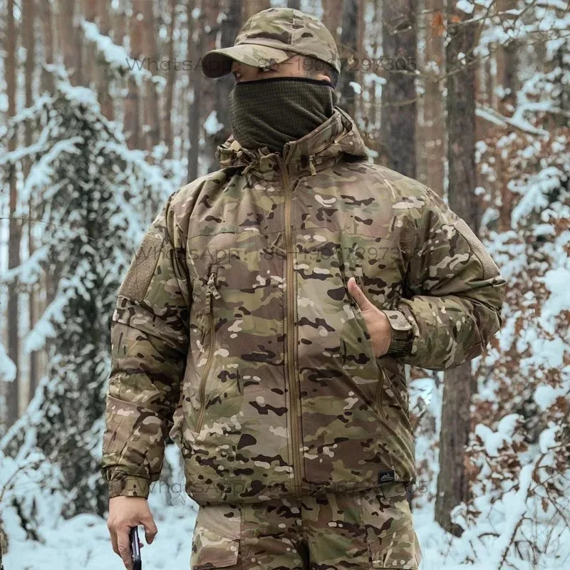 

Тактическая L7 экстремальная холодная хлопковая одежда, мужская уличная хлопковая антихолодная одежда, теплая зимняя куртка для катания на лыжах