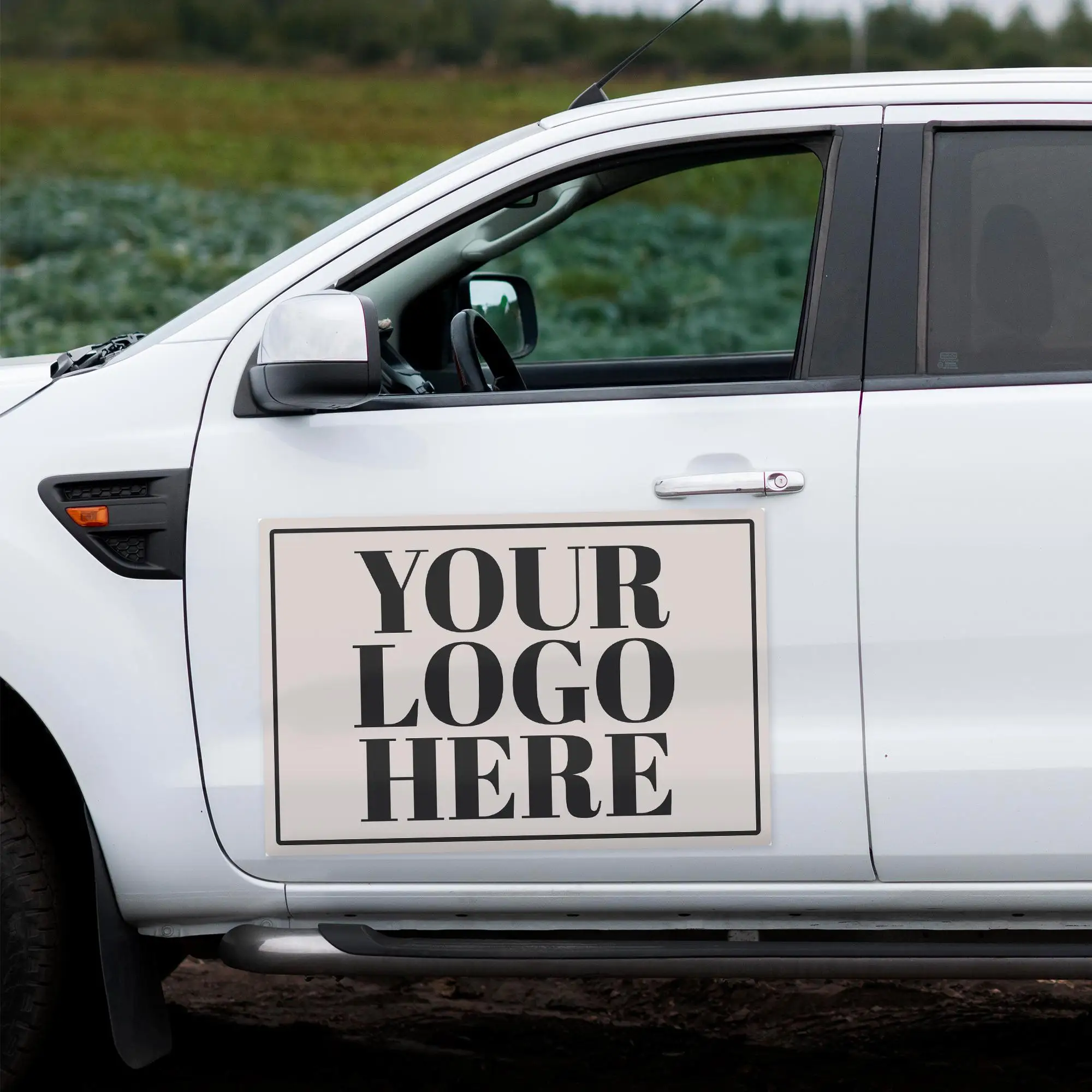Personalized Car Magnet, Business Advertising Magnet, Custom Logo Vehicle Magnetic Sign