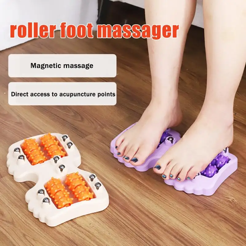 Reflexology Massage Roller with Raised Cat Paw Design, Accurate Foot Acupressure Massager for Care and Relaxation