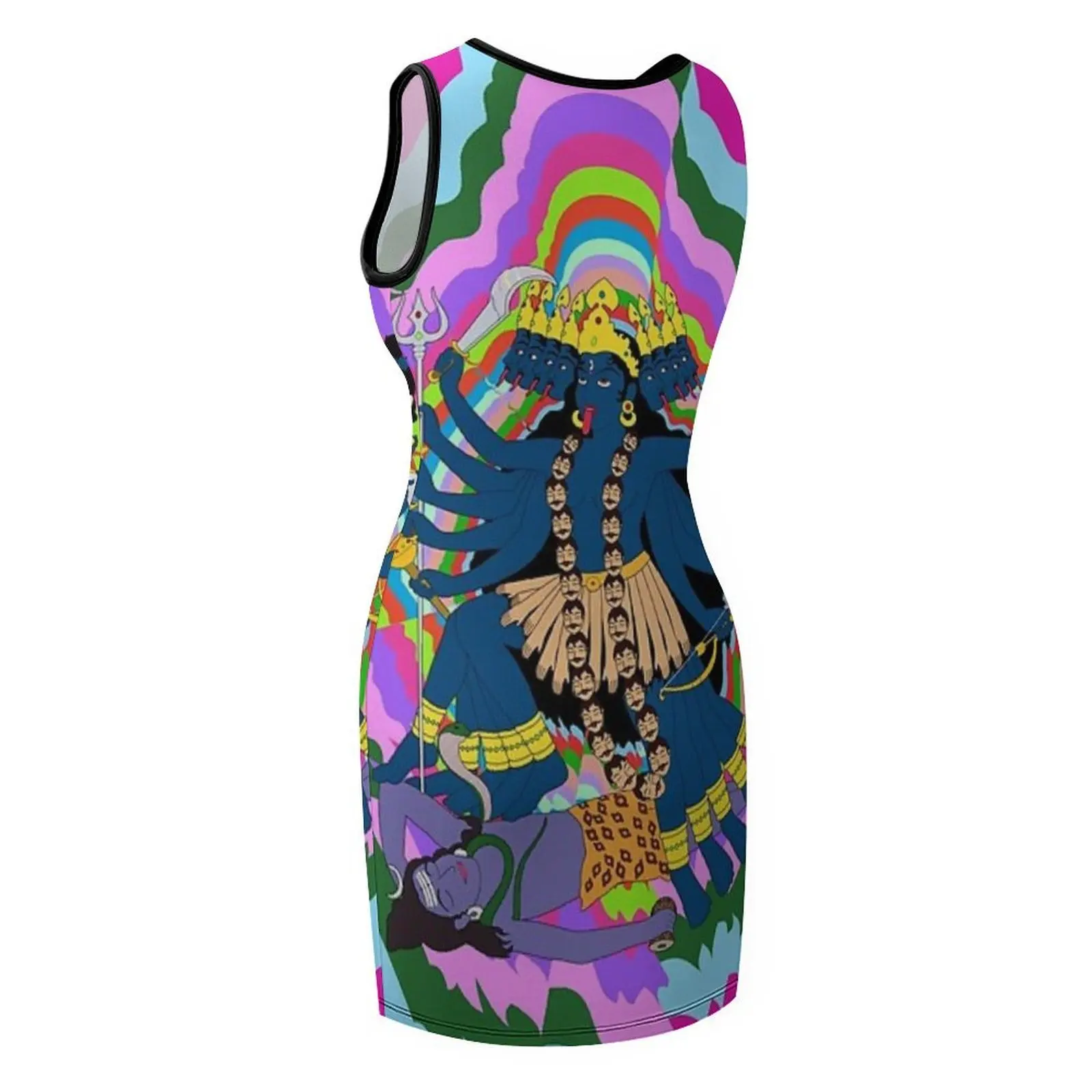 Kali su questo ragazzo con i demoni Abito estivo senza maniche per invitati al matrimonio Abito da sera 2025 Abiti da donna per eventi speciali