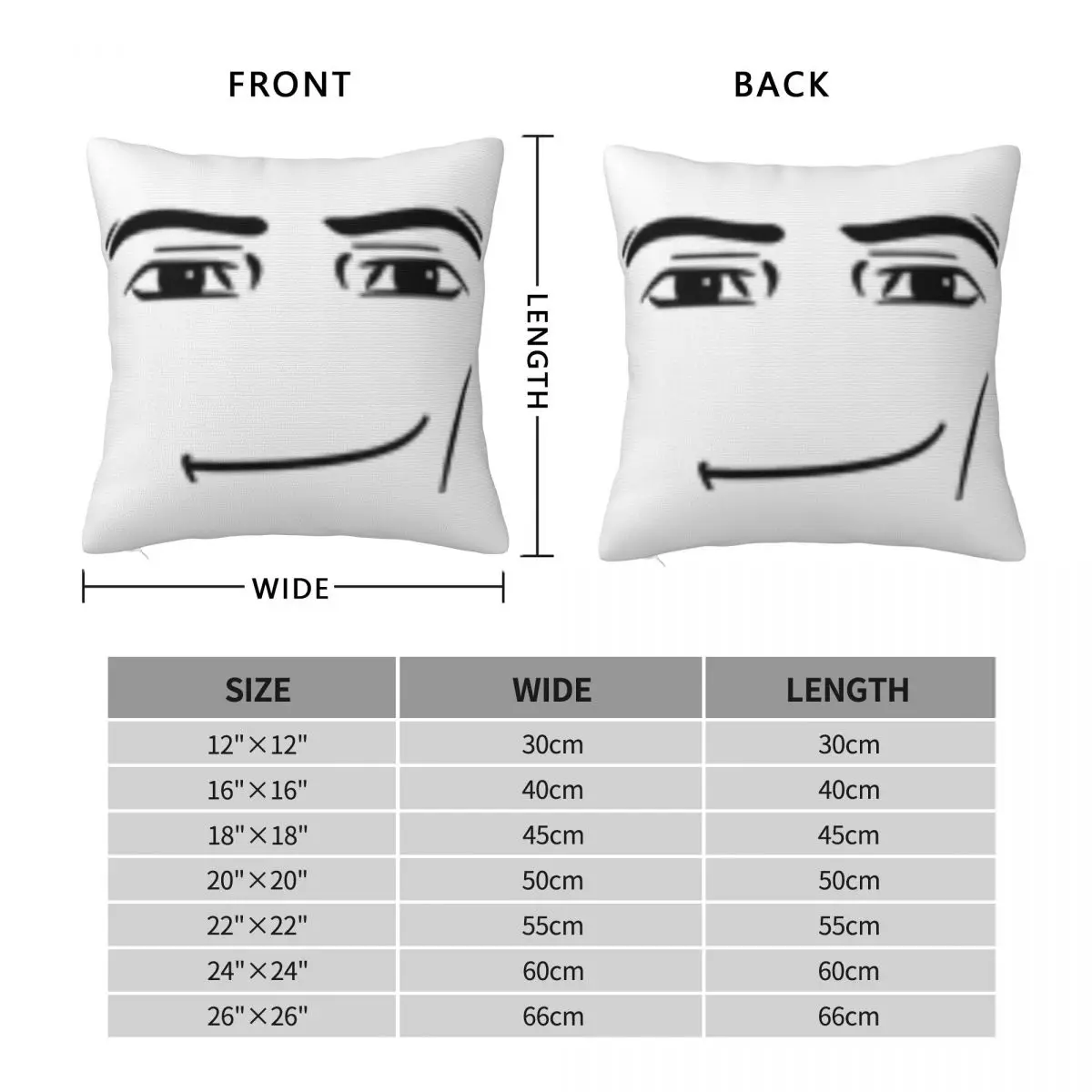 Man Face Pillow Cover Game Soft Pillow Case Cushion Cover Cute Funny Graphic Pillowcases For Living Room Chair