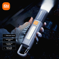 Xiaomi Outdoor Flashlight Portable Strong Light Variable Focus with Floodlight Side Lights Long Range Rechargeable Night Light