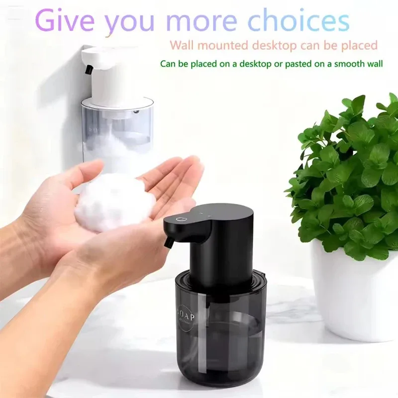 400ML Touchless 4-Levels Adjustable Foam Model Countertop Or Wall-Mounted Infrared Induction Automatic Sense Soap Dispenser