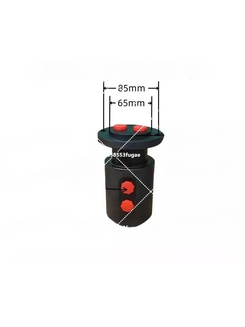 

2-Way 360° High-Pressure Hydraulic Rotary Joint, Dual-Circuit Oil Passage Swivel Connector