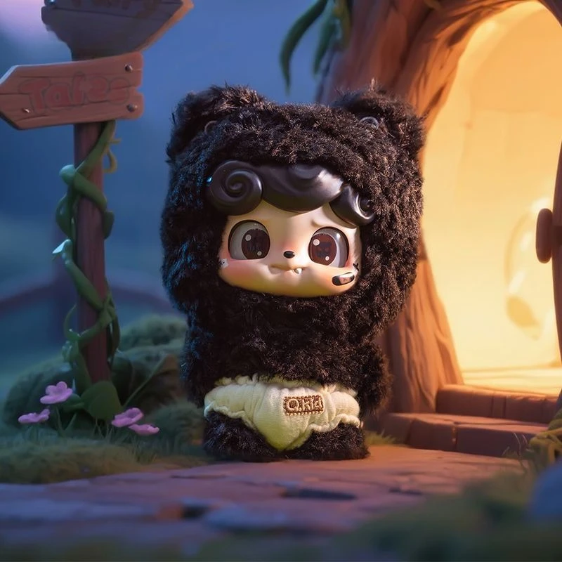 

Подлинная серия Q Baoqi Fairy Tale, плюшевая игра Tide Play, слепая коробка, кулон, фигурка, украшение, подарок на день рождения