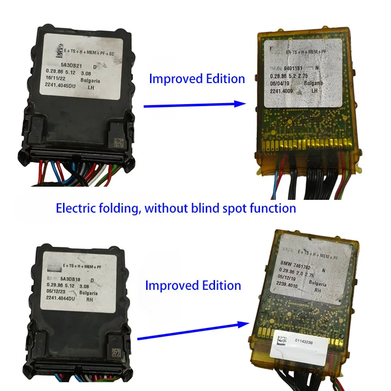 LHD Only Side Rear View Mirror Control ECU Module 67139491181 G20/G21/G28/G22/G26 Side Mirror Control Module Improved Edition