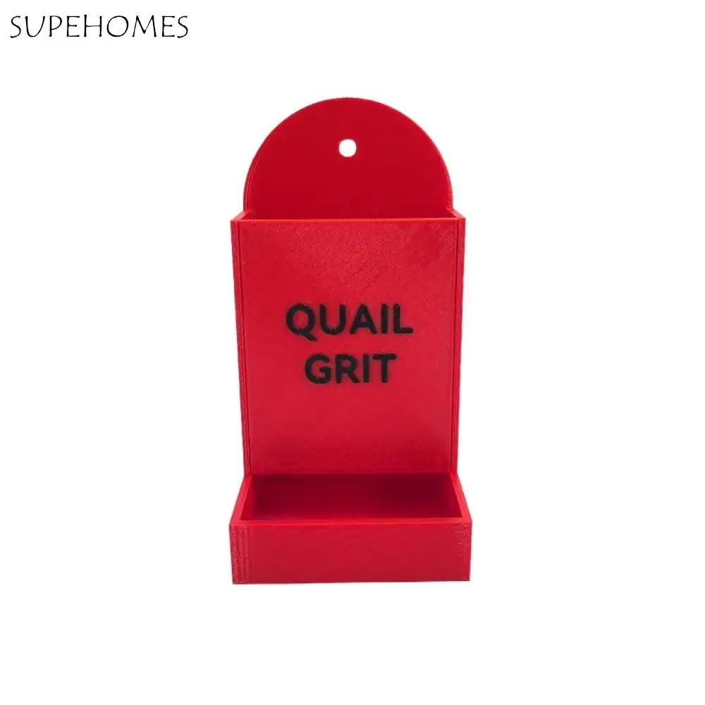 

Portable Hanging Chicken Feeder Trough Creative Gravity Gravity Poultry Feeder Automatic Home Decor Grit Dispenser Oyster Shell