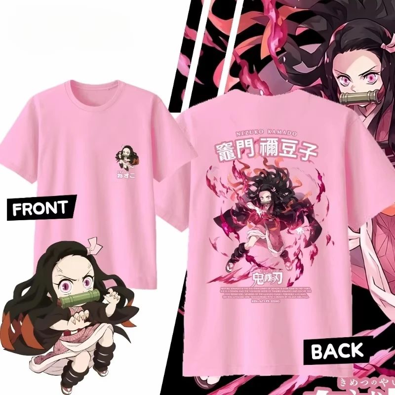 تي شيرت مينيسو أنيمي شيطان القاتل نيزوكو كامادو قطن غير رسمي 30 قسط الأطفال المراهقين البالغين 2025