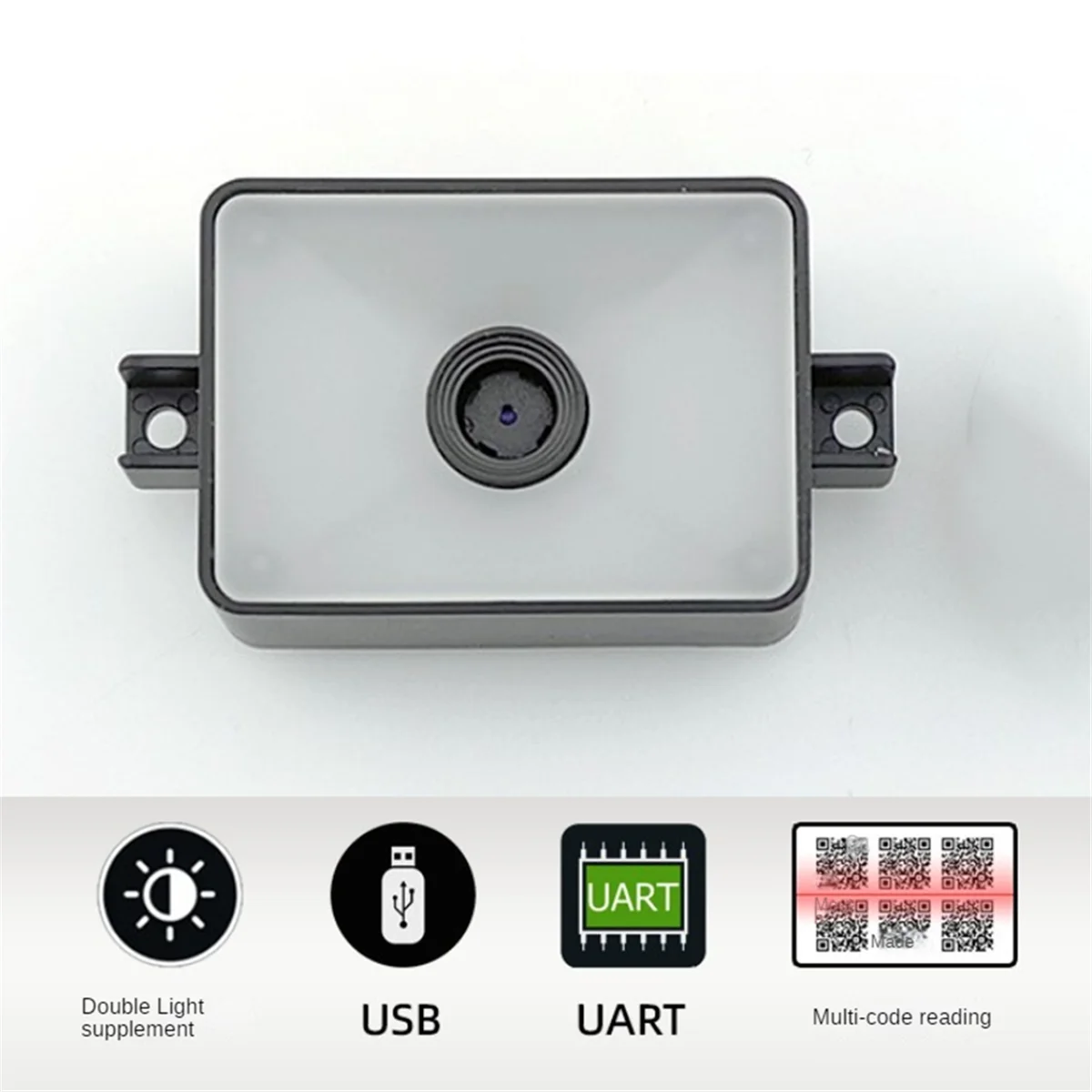 GM78 1D 2D Barcode Reader Module TTL-232/USB Interface Continuous 1D and QR Code Scan Barcode Scanner Module