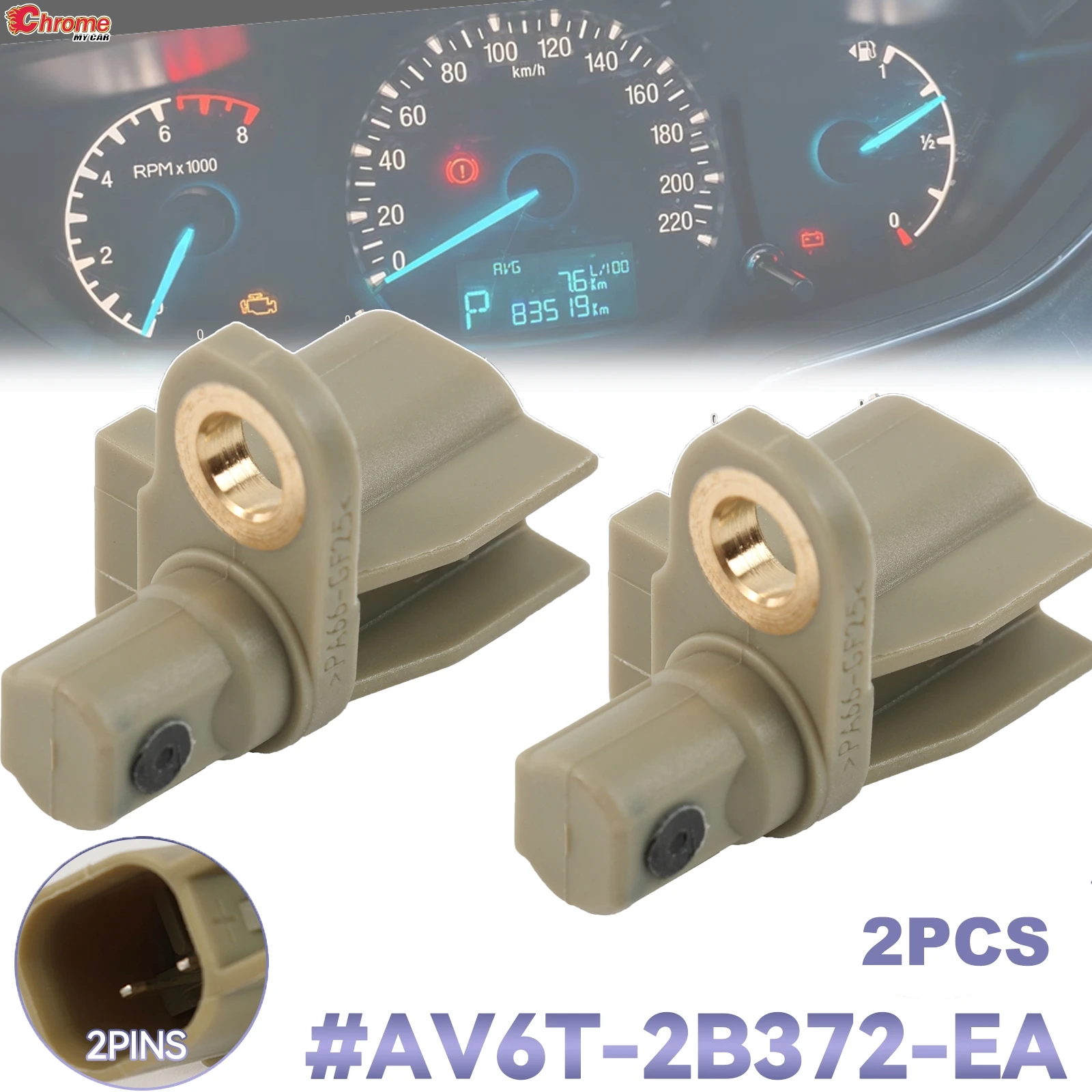 

2X датчик скорости заднего левого и правого колеса ABS 31423609 для Volvo V40 2017-2018 S40 Ford C-Max 2012-2020 Focus MK3 2013-2018 Transit