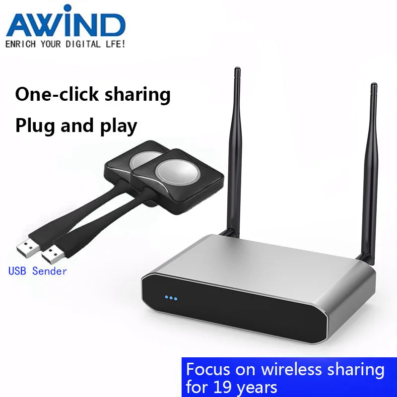 Wireless Presentation to TV or projector. Share presentations or videos from your laptop, PC, Mac, and smartphone for meetings