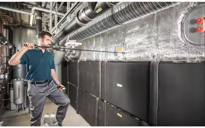 Testo 440 Delta P Flow ComboKit 1 Lux Kit Lichtmesser Luftgeschwindigkeit und IAQ Messgerät 0563 4409