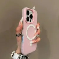 Luxury Candy For Magsafe Wireless Charge Matte Phone Case For iPhone 11 12 13 14 15 16 Pro Max Plus Magnetic Bumper Cases Cover
