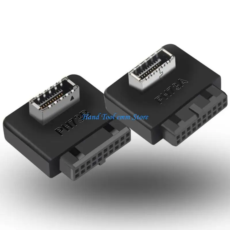 H37F Internal USB Front Panel Adapter USB 3.1 TypeE to USB3.0 19/20Pin Header Adapter for Type C Motherboards