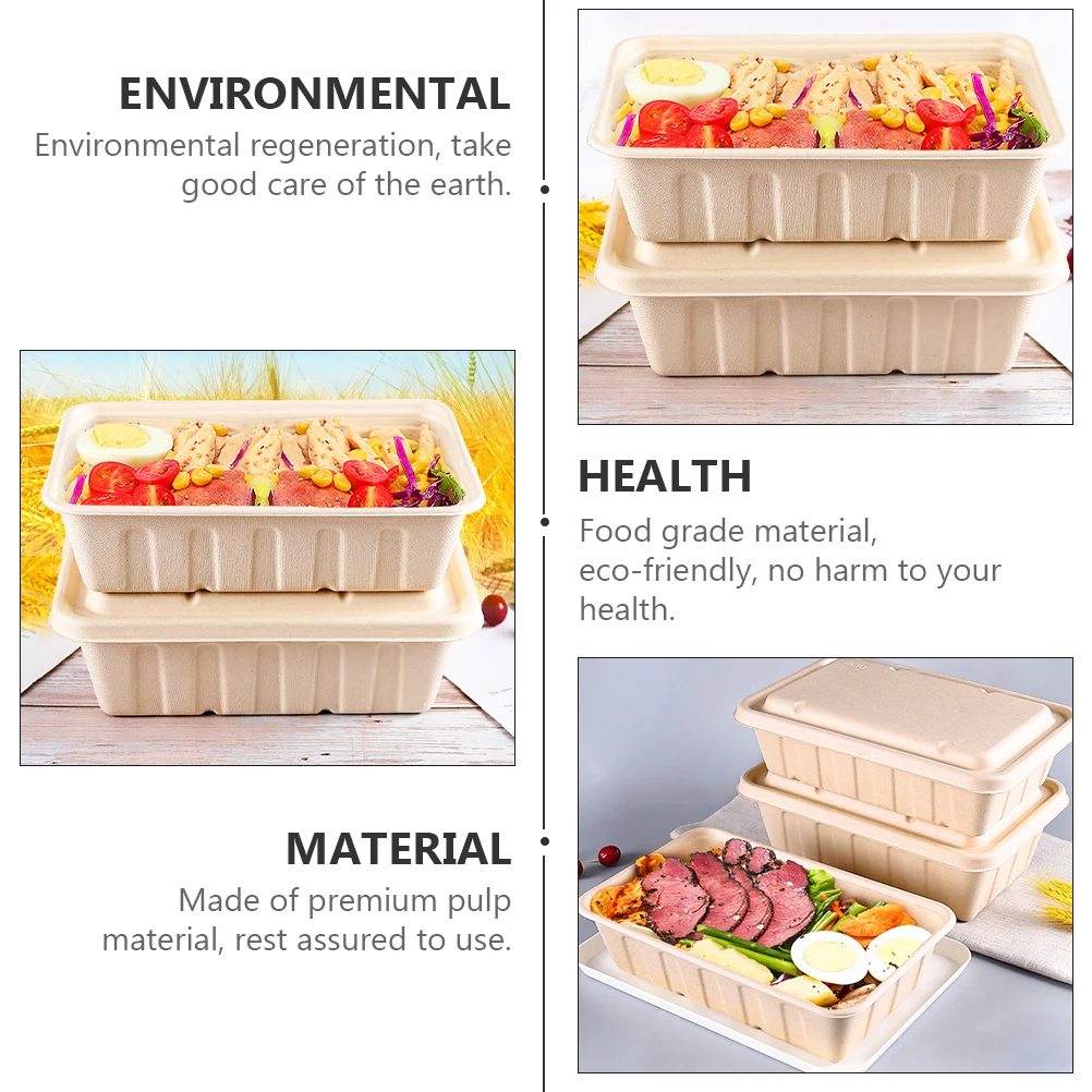 

Paper Pulp Box Lunch Box Packing Box Food Container Food Box