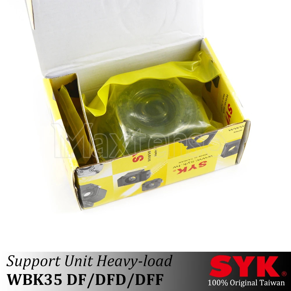 Imagem -02 - Syk-unidade de Suporte Profissional de Carga Pesada Tbi Hiwin Parafuso de Esferas R35 Ground C3c5 Peças Cnc Premium Nsk Tpi Classe p4 Wbk35