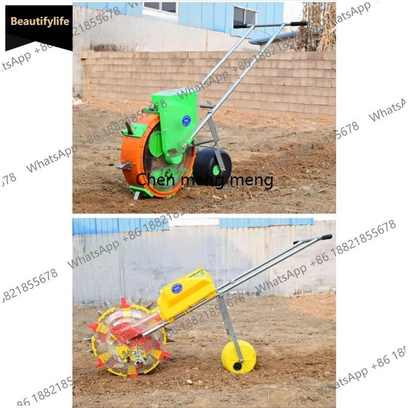 

A601 Hand-push peanut corn soybean planter artifact precision seeding device new fully automatic small multi-function on-demand