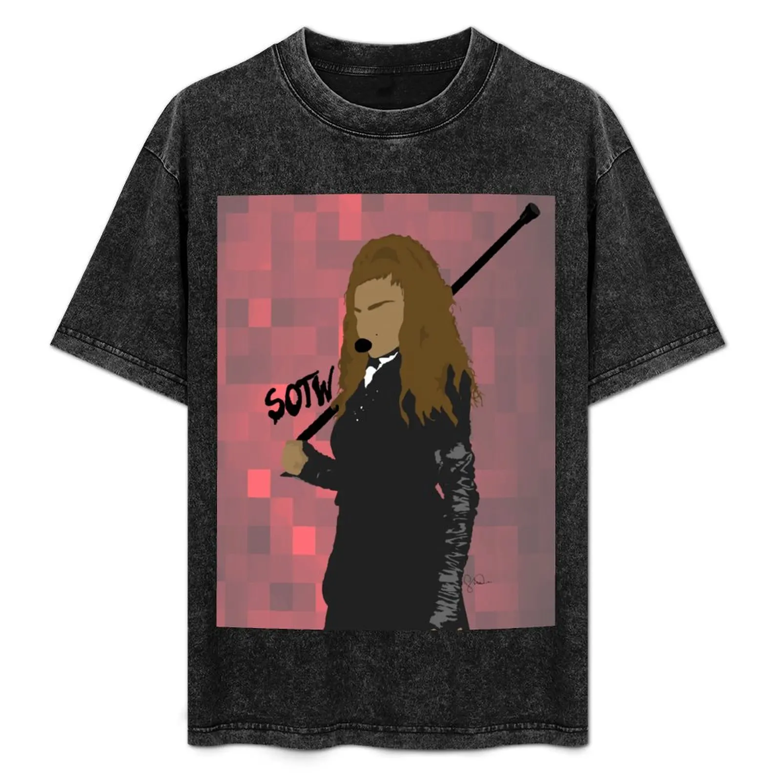 

018. JJ X SOTW -PIXELS T-Shirt quick-drying football t shirt essential t shirt oversized t shirt men