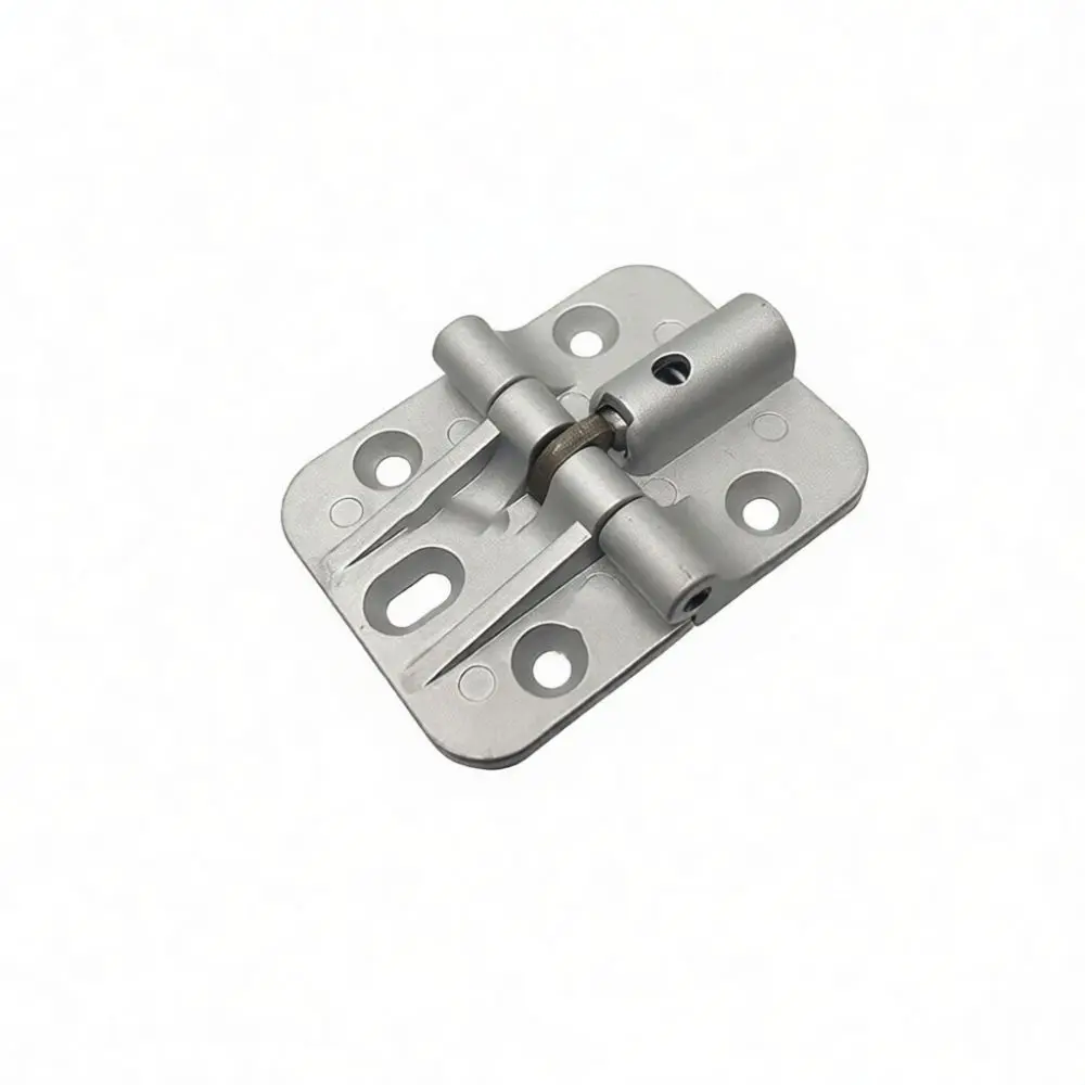 No Punching Folding Hinge For Cabinet Door Desktop 180 Degree Flat Open Zinc Alloy Hardware Durable Furniture Support Connector