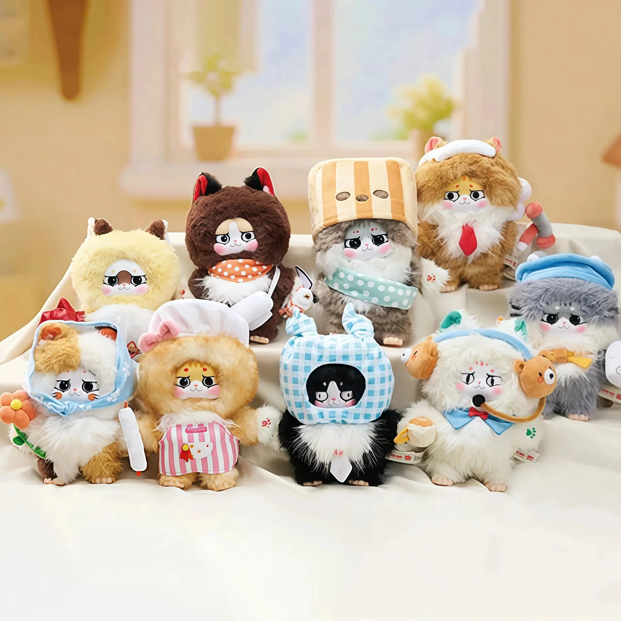 

Baby Three Diary Of Cat King Working In The Workplace Series Blind Box Brand New Image Vinyl Plush Doll Surprise Gift