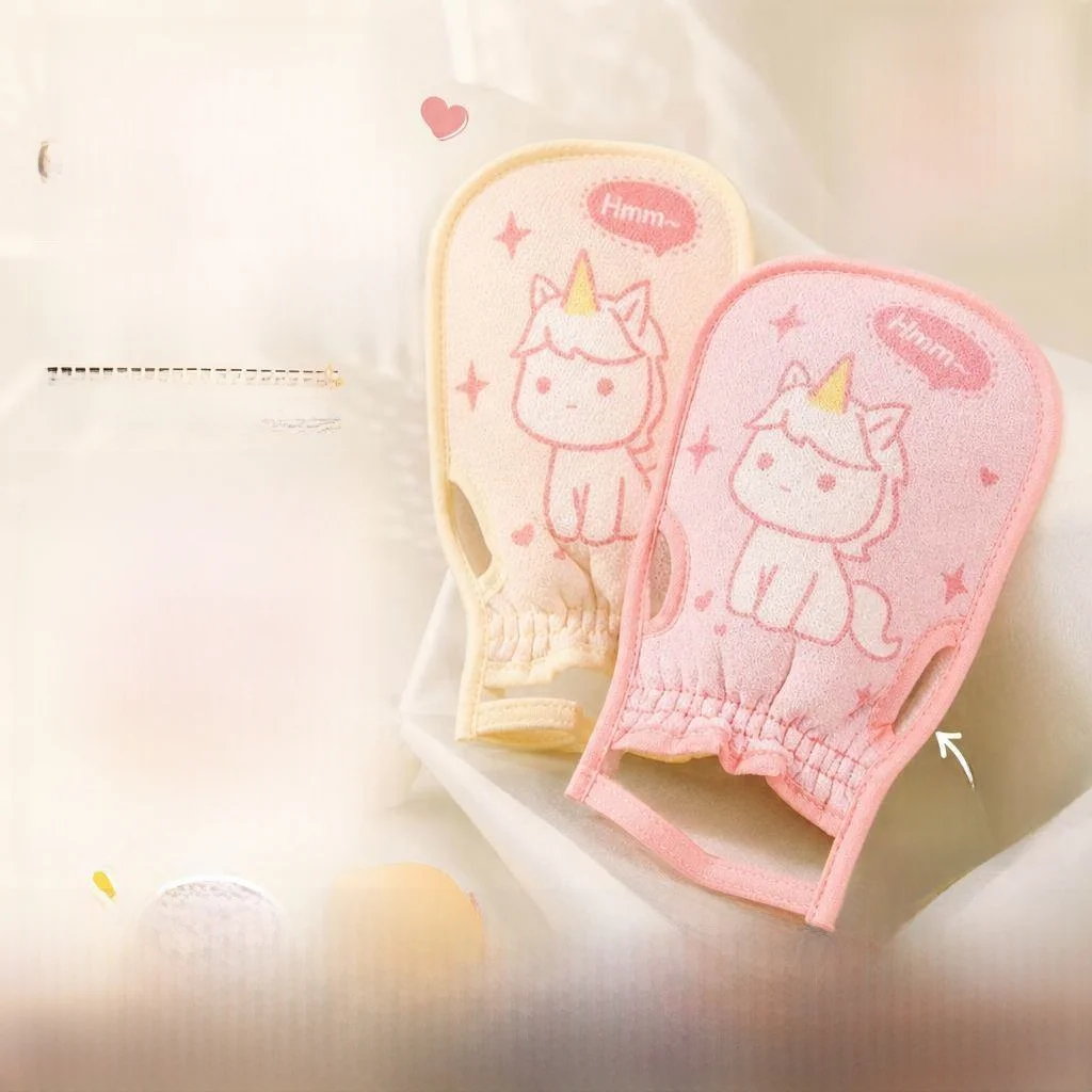 高品質の子供用バスタオル、肌に優しい、赤ちゃん専用、細かい砂、女性用強力泥浴用手袋、個人衛生用品