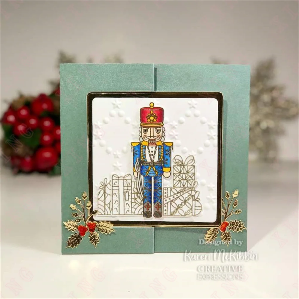 New Arrival Clear Silicone Stamps Scrapbook Paper Decoration Embossing Template Diy Handmade Reusable Nutcracker Trio Craft Mold
