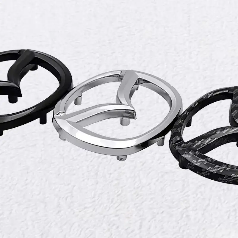 5.7cm 6.7cm ABS Car Steering Wheel Sticker Emblem Cover for Mazda Axela Atenza Speed CX4 CX3 CX7 CX5 CX9 CX30 RX8 RX7 MX3 MX5