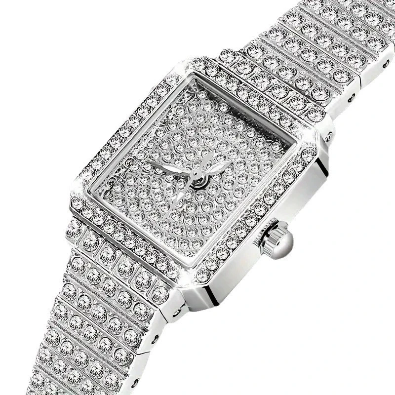 Luxury Rhinestone Embellished Quartz Watch - Perfect Gift for Mother's Day, Valentine's Day and Anniversary Celebrations