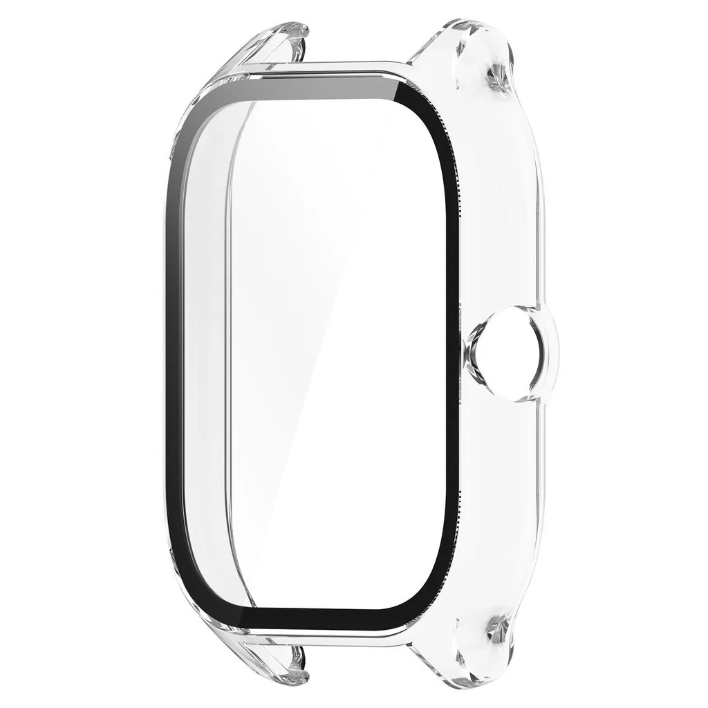 PC Hard Case Protective Full Coverage Tempered Glass Screen Protector Shell Frame For Huami Amazfit GTS 4