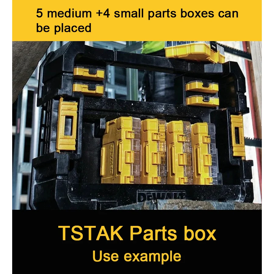 DEWALT TSTAK Caddy 437x310x120mm for Small Toughcase Set Power Tool Accessories Box DT70716-QZ