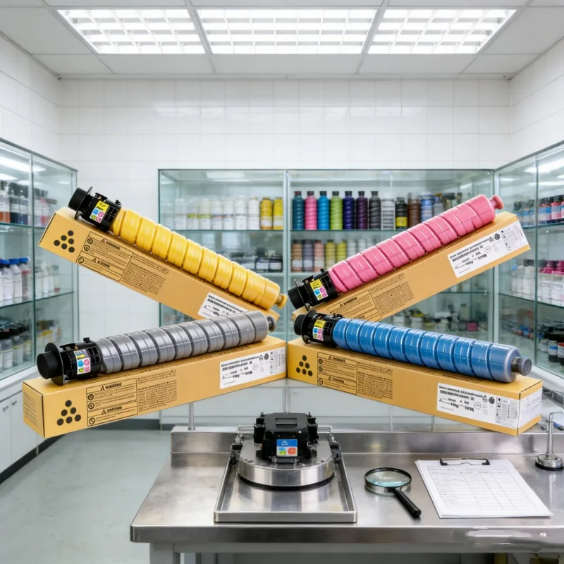 1PCS 4Color Toner Cartridge Compatible MPC2003 C2004 For Ricoh  Color MP C2011 Toner C2503 C2504 Printer Quality assurance