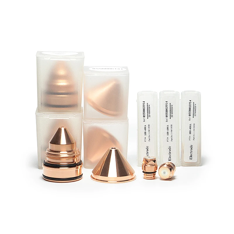 قطع غيار شعلة الماكينة Esab PT36 فوهة مخصصة 0558006023ATTC 0558006025ATTC 0558006030ATTC مصنوعة من النحاس