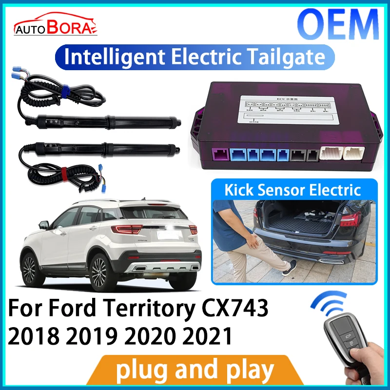 ZhuCamX Intelligent Electric Tailgate Automatic Lifting Kit Remote Control Opener Trunk for Ford Territory CX743 2018~2021