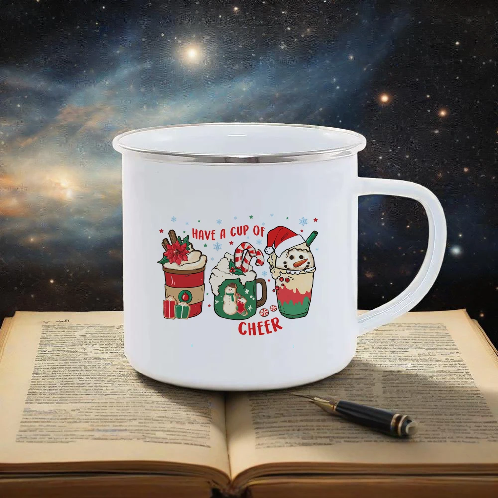 

Christmas Cups of Coffee Drinkware Enamel Cup Unusual Mug Cute Mugs Mug for Tea Personalized Funny Beer Travel Original Anime