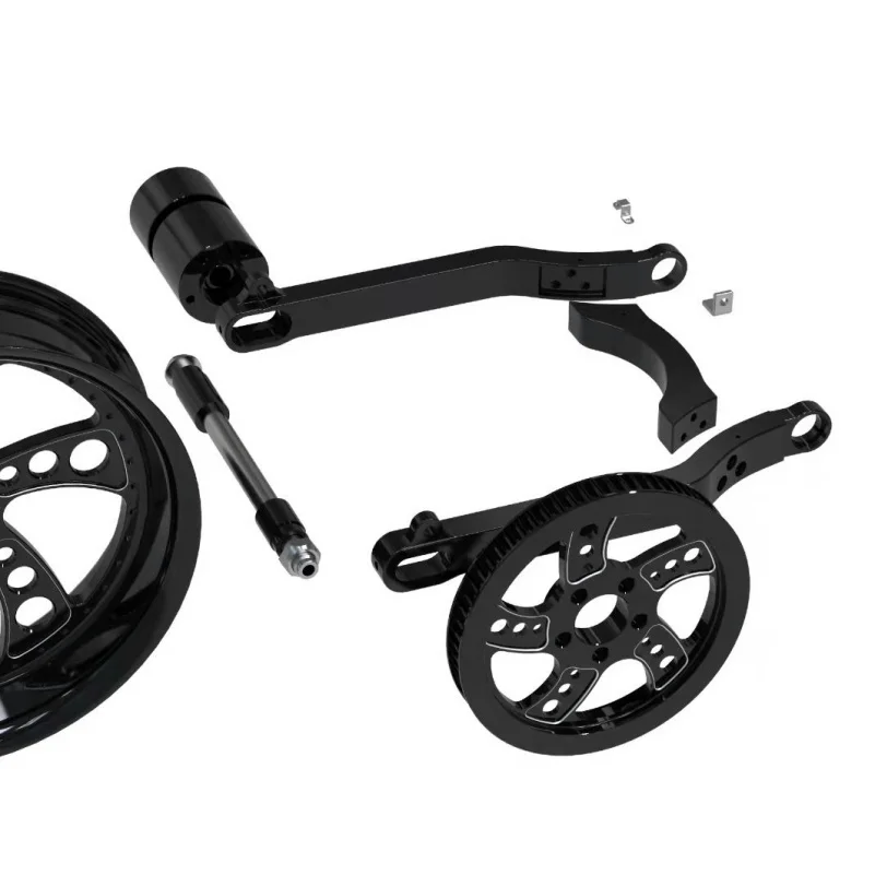 INCA Customizable Aluminum T60-61 CNC Technology New Motorcycle Accessory Kit 16/18/21inches Rims Swing Arm Sportster 1200 50kgM