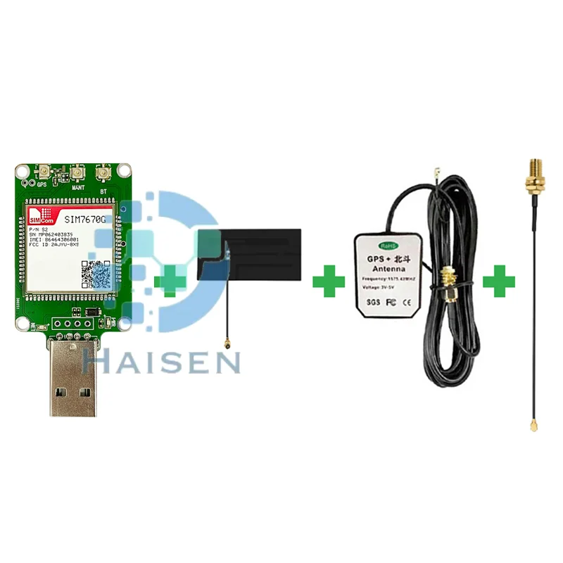 HAISEN SIMCOM SIM7670G-MNGV USB Dongle LTE CAT1 GPS Global Version Module Modem SIM7670G SIM7670