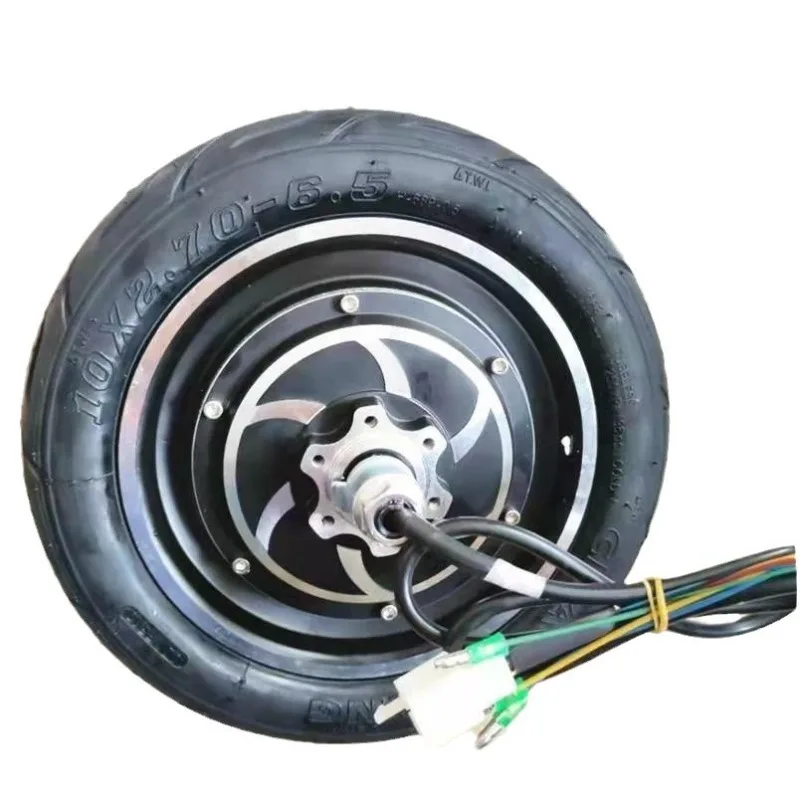 

10-дюймовый электрический скутер, бесщеточный мотор-концентратор 24V300W36V48V350W, двигатель с барабанным тормозом, двигатель дискового тормоза