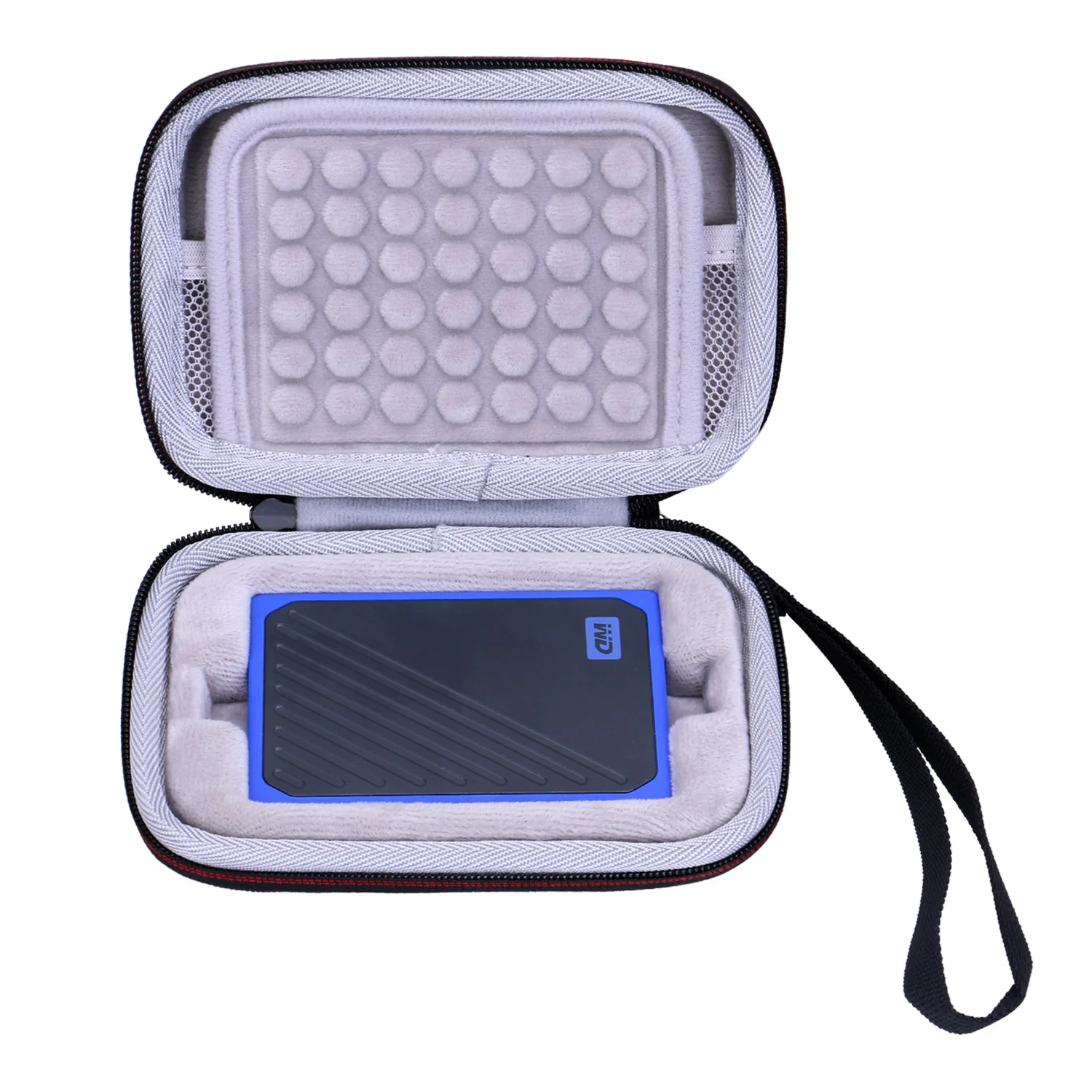 

LTGEM EVA Hard Case for WD 500GB & 1TB My Passport Go SSD Cobalt Portable External Storage Protective Storage Bag(only case)