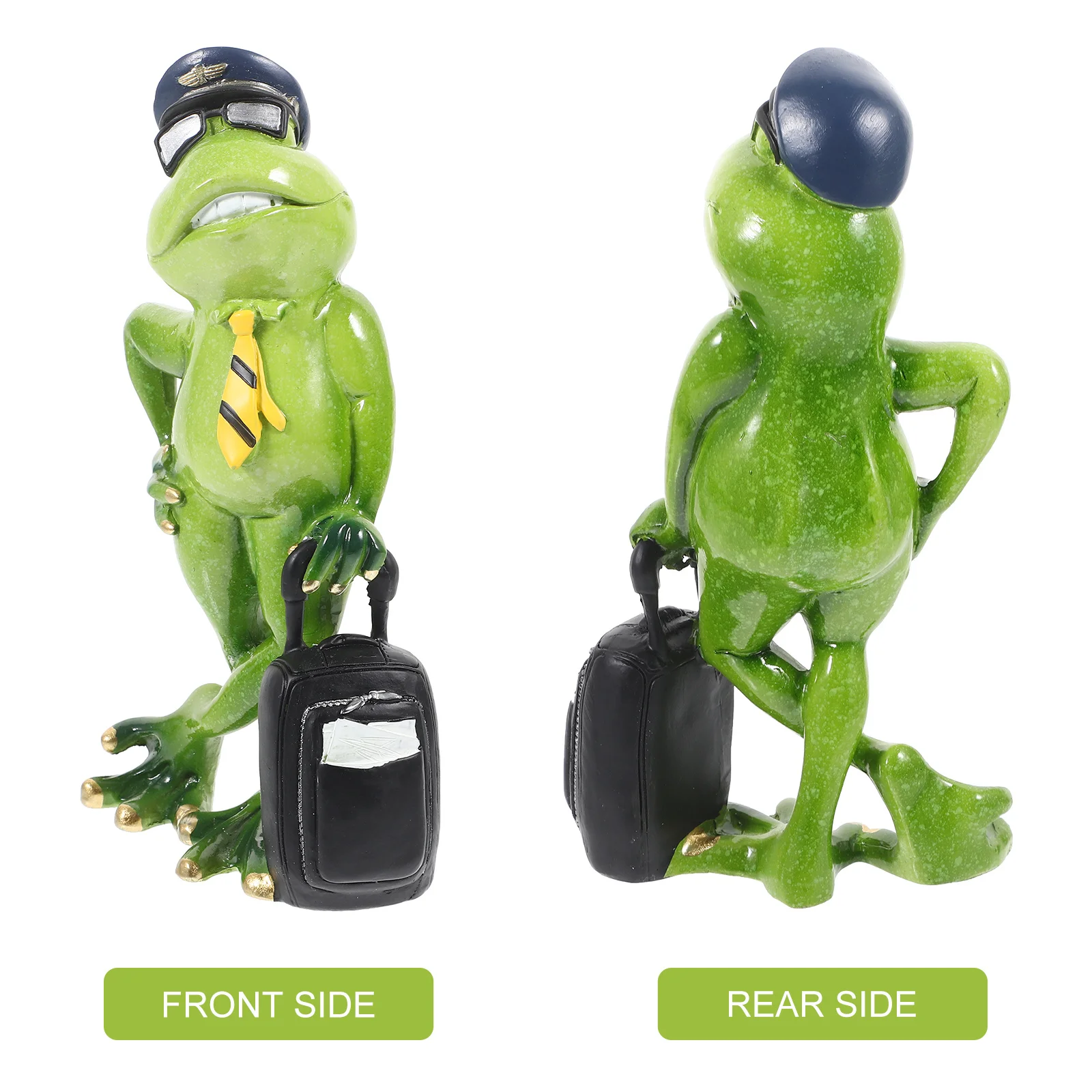 

Resin Frog Landscape Ornament Home Decor Table Centerpiece Creative Craft Adorable Design Resin Frogs Frog Garden Decor