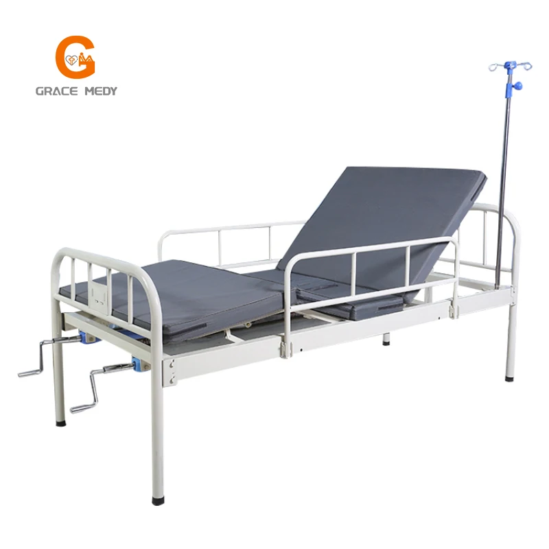 

Hospital bed 2 functional manual bed cheapest manual hospital beds