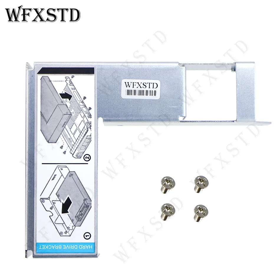 140pcs NEW 3.5" TO 2.5" HDD Bracket Tray Caddy For DELL R420 R430 R510 R520 T620 R710 R720 R730 09W8C4 Converter Adapter Screw