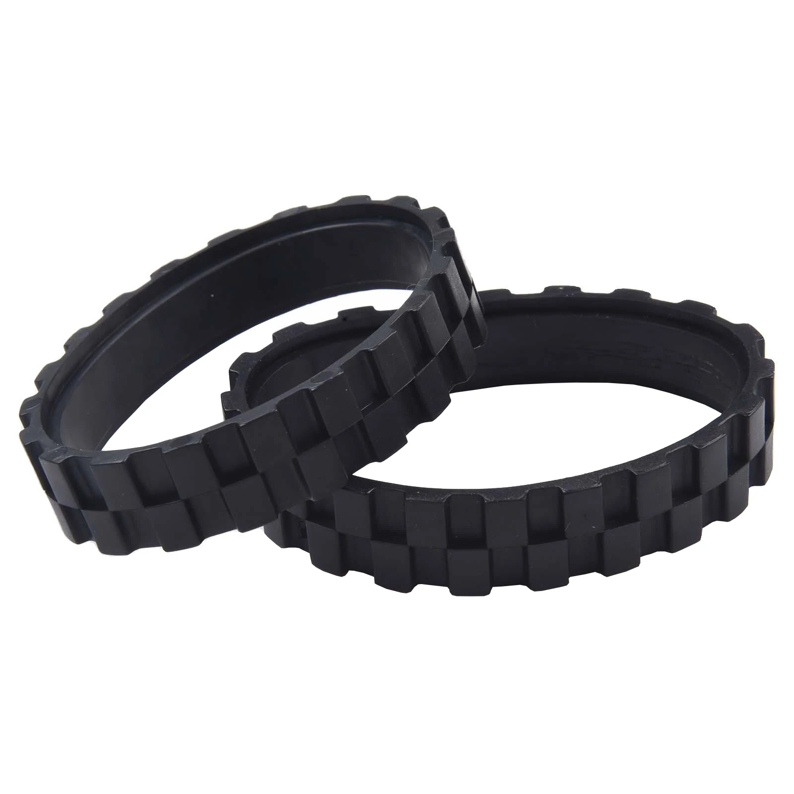 2개/세트 로봇 진공 청소기 타이어 스킨 (R Oborock S55 S50 S51 S6 S4 S5 Max 휠 도어 가정용 청소 제품)