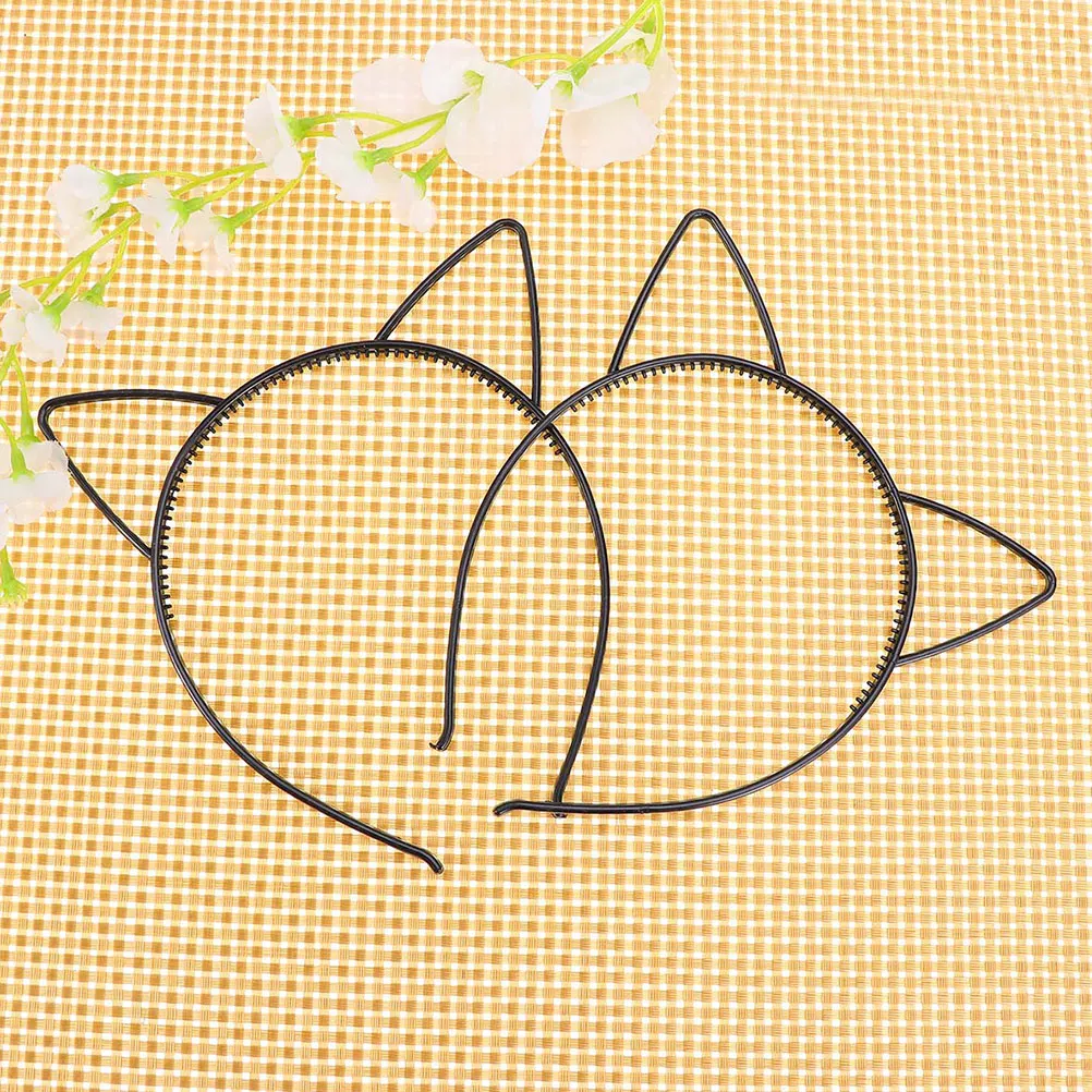 

18 Pcs Cat Ear Headband Hair Styling Accessories Hoop Adorable Headbands for Teens Party Headwear Cute Hairbands Girls